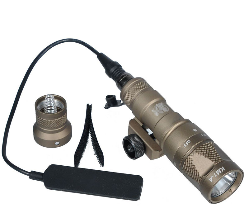 SF M300V-IR Scout Light LED WeaponLight White and IR Output Tan